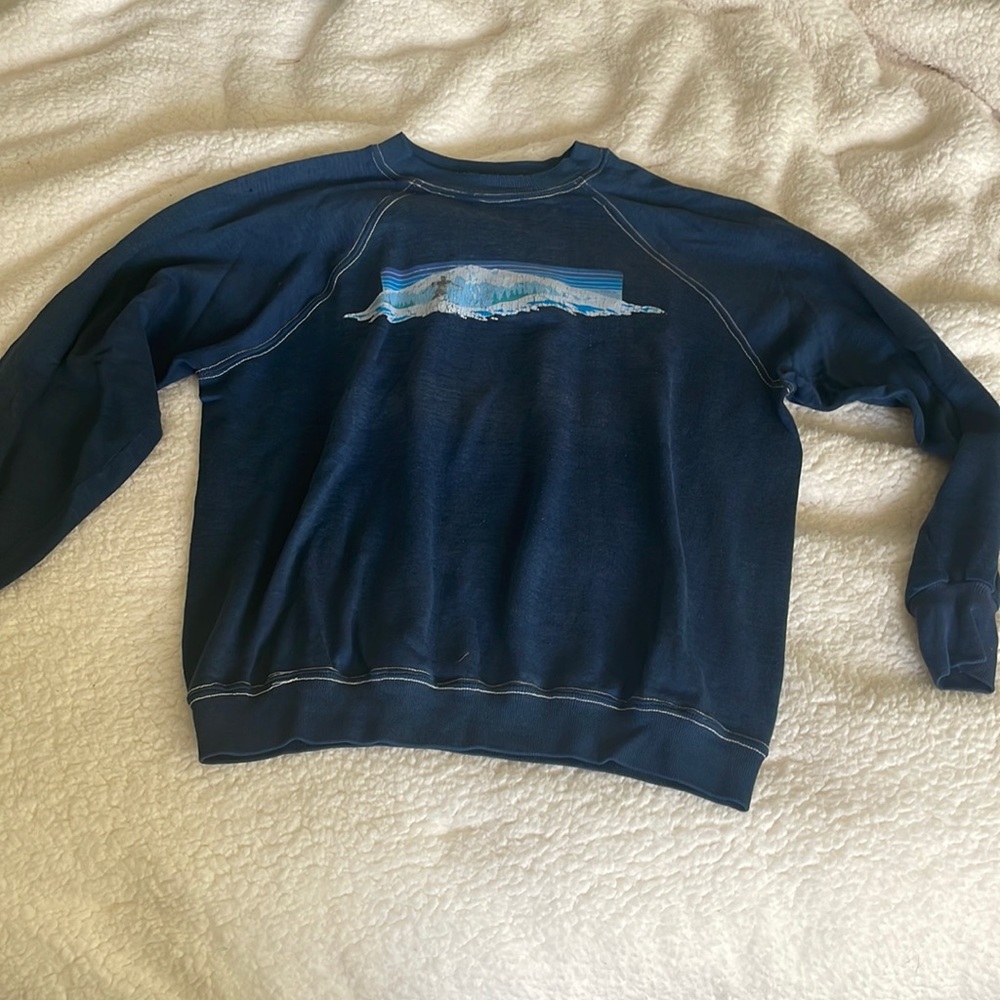 Custom made thrifted long sleeved shirt